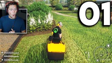 Lawn Mowing Simulator Part 1 The Beginning Youtube