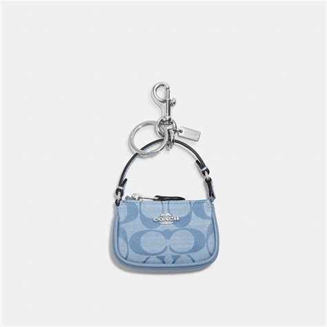 Coach Outlet Mini Nolita Bag Charm In Blue Lyst