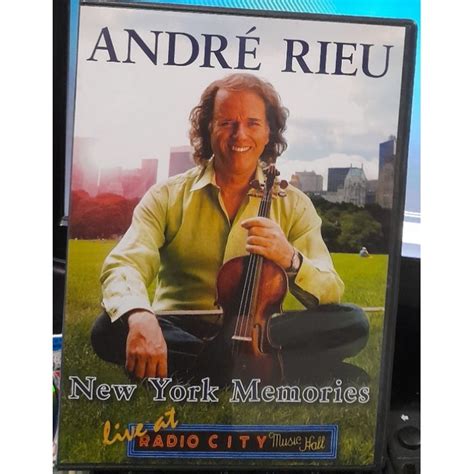 DVD ANDRE RIEU NEW YORK MEMORIES CONSERVADO Shopee Brasil