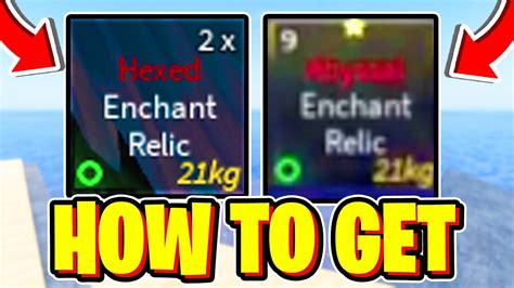 How To GET HEXED ENCHANT RELIC ABYSSAL ENCHANT RELIC FAST In Fisch