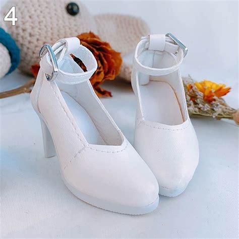 Color Play House Accessories 60cm Doll Boots High Heels Shoes Fabric