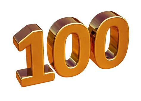 Number 100 Stock Photos, Royalty Free Number 100 Images | Depositphotos