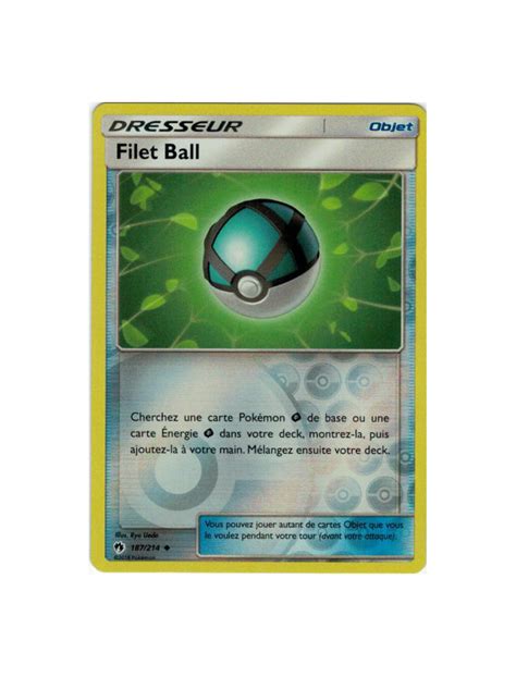 FR Pokémon Carte SL8 187 214 Filet Ball REVERSE