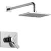 Delta Vero 1 Handle Shower Only Faucet Trim Kit In Chrome Valve Not