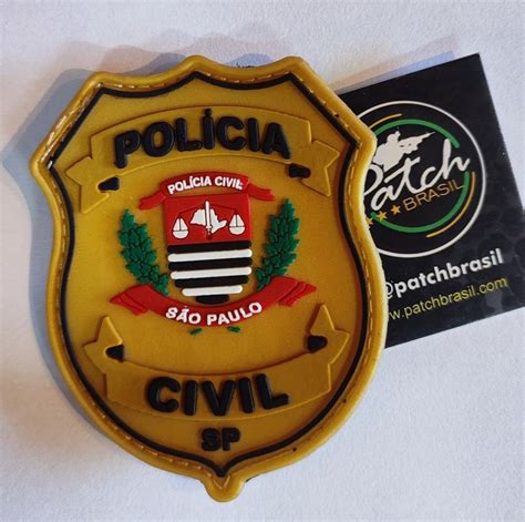 Patch Brasil Emborrachados Policia Civil Sp