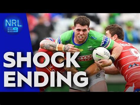 NRL Highlights Raiders V Dragons Round 22 NRL On Nine YouTube