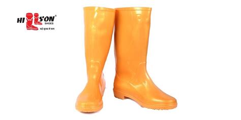 Hillson 101 Golden Rain Boots at Rs 285/pair | Hillson Rainboots in ...