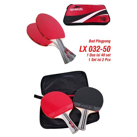 Jual Bet Tenis Meja Bet Pingpong Speeds Isi 2 Lx032 50 Shopee Indonesia