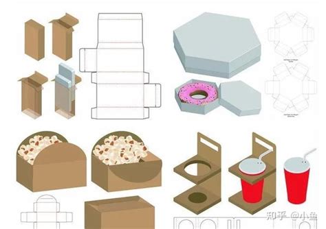 做包装没有好的刀版359款异形包装礼盒纸箱纸袋包装刀版图 知乎