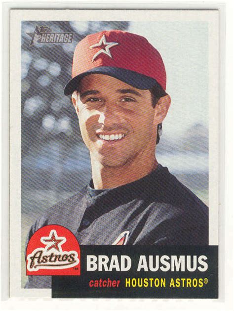 2002 Topps Heritage 380 Brad Ausmus Astros NM MT SP Short Print EBay