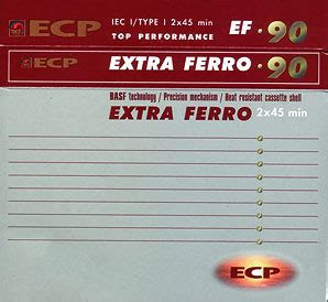 Project C-90 | Catalogue | Compact cassettes | ECP | ECP EF