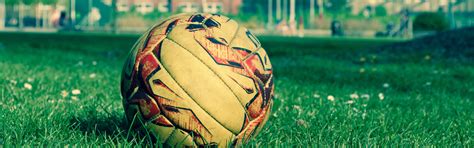 Soccer ball, grass Wallpaper | 3840x1200 Multi Monitor Panorama ...