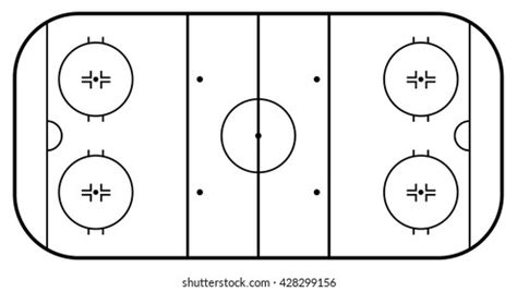 Hockey Rink Diagram Photos and Images | Shutterstock