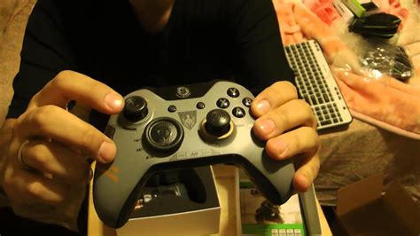 Scuf Gaming Controller Unboxing Kaliber Blue And Advanced Warfare Edition Xbox One Youtube