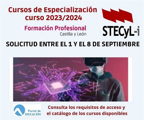 Convocatoria de 47 Cursos de Especialización de F P Curso 2023 2024