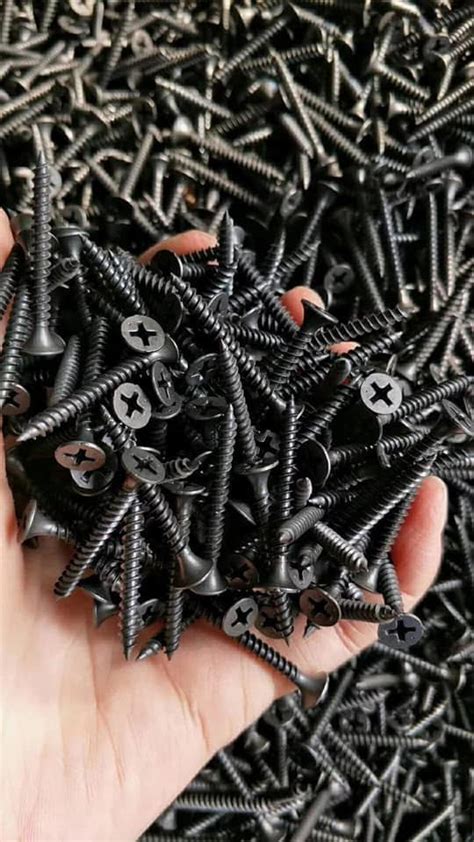 Polished Black Oxide Gypsum Screws Size 13 Mm To 100 Mm At Rs 1 Piece