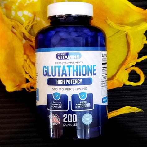 Jual Glutathione Reduced We Like Vitamins 200 Capsules Jakarta