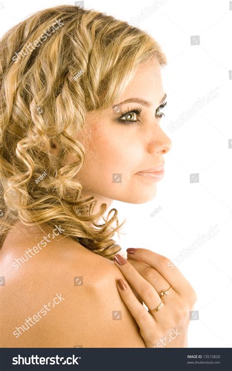 Closeup Portrait Beautiful Naked Blond Woman Stock Photo 13515820 Shutterstock