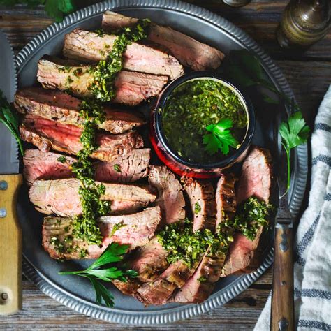 Classic Argentine Chimichurri Flank Steak All That S Jas