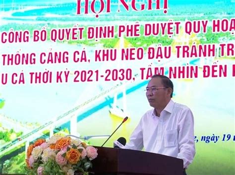 Công bố Quy hoạch hệ thống cảng cá và khu neo đậu tránh trú bão cho tàu