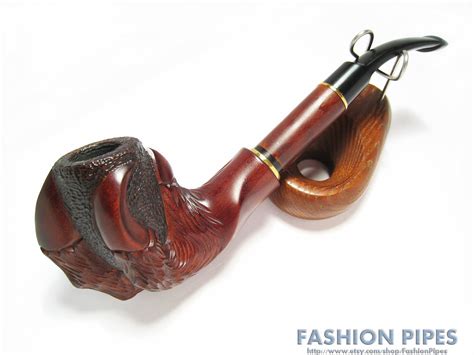 Long Pipe Carved Woodwooden Pipe Tobacco Pipe By Fashionpipes