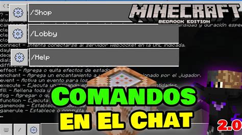 Como Hacer Comandos Personalizados En Minecraft Pe Bedrock