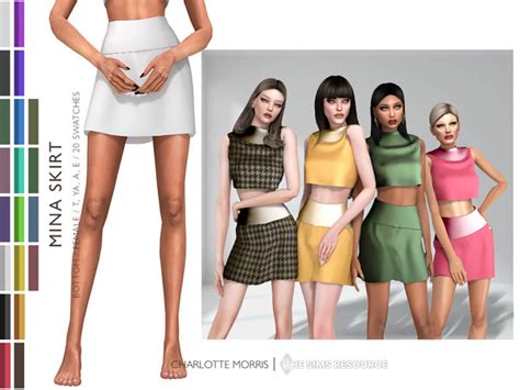 The Sims Resource Mina Skirt