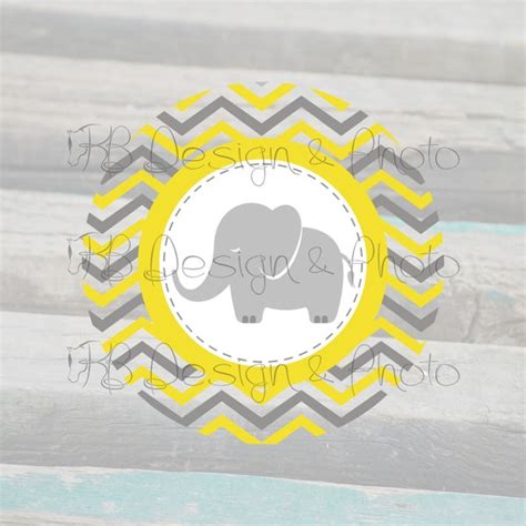 Elephant Chevron Etsy