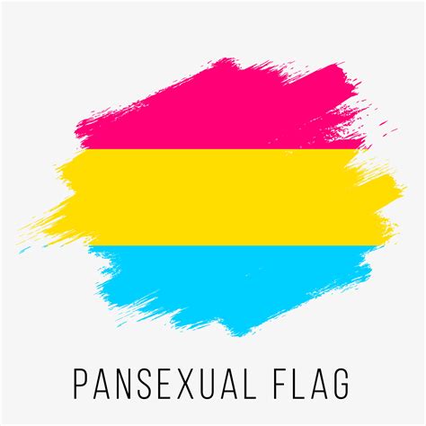 Orgullo Bandera Pansexual Lgbt Identidad Sexual Plantilla De Diseño