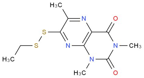 2 4 1H 3H Pteridinedione 7 Ethyldithio 1 3 6 Trimethyl 89334 07 6 Wiki