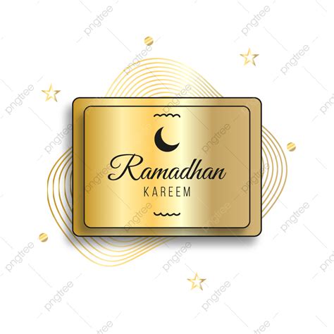 Dise O De Ramadan Kareem Con Hermosa Decoraci N En Fondo Transparente