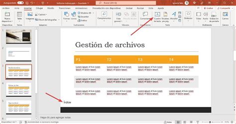 C Mo Crear Un Ndice A Una Presentaci N De Powerpoint