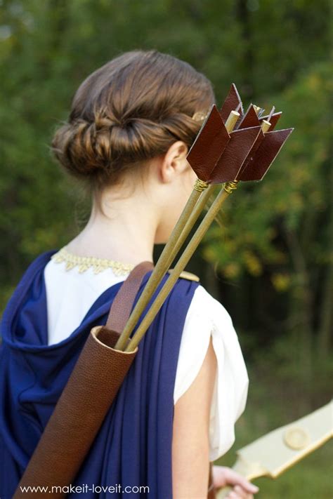 Diy Greek Goddess Costume Artemis Make It And Love It Pirate Halloween Costumes Couple