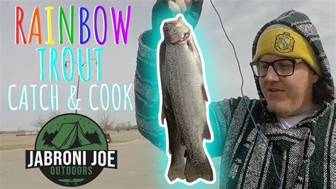 My FIRST TIME Eating Trout Rainbow Trout Catch Cook YouTube