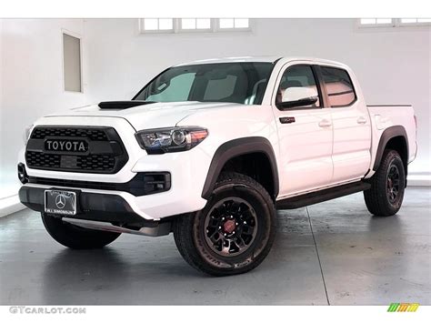 Super White 2019 Toyota Tacoma Trd Pro Double Cab 4x4 Exterior Photo 140612857