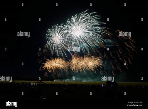 Fireworks Champions competition at Belvoir Castle, Leicestershire, UK Stock Photo - Alamy