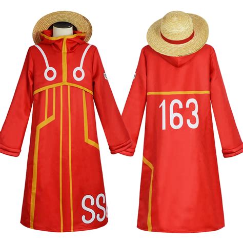 2024 New Anime Future Island Egghead Luffy Coat Cosplay All Roles