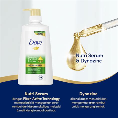 Dove Serum Shampoo Perawatan Rambut Rontok Ml Lazada Indonesia