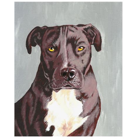 Acrylic Dog Painting - Etsy