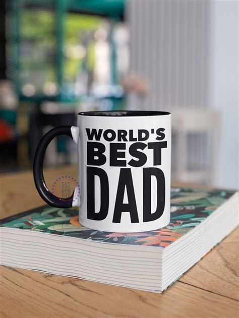 World S Best Dad Coffee Mug Custom Gifts Personalized Etsy