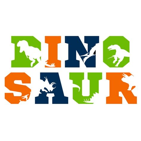 Dinosaur Font Svg Silhouette Dino Font Otf Dinosaur Letter Inspire