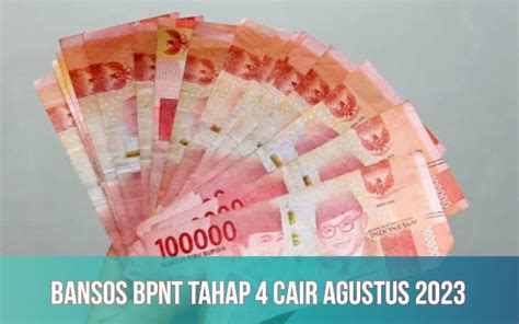 Auto Cuan Bansos Bpnt Tahap Cair Penerima Dapat Rp Cek Namamu