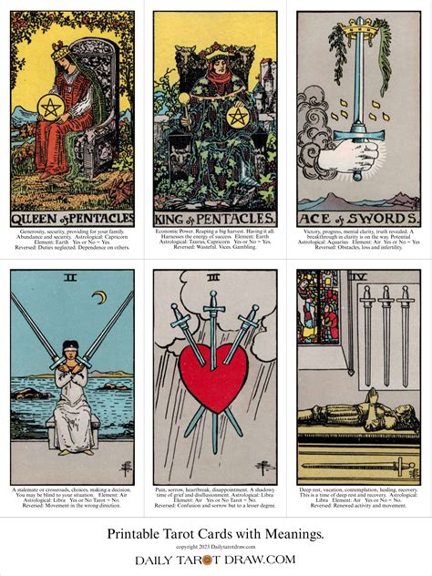 Print Your Own Tarot Cards