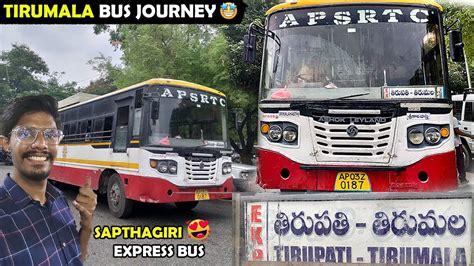 Tirupati To Tirumala Apsrtc Bus Journey Journey Through Beautiful