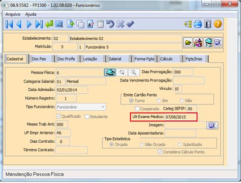 Rh Linha Datasul Mmt Atualiza O Da Data No Campo Ult Exame