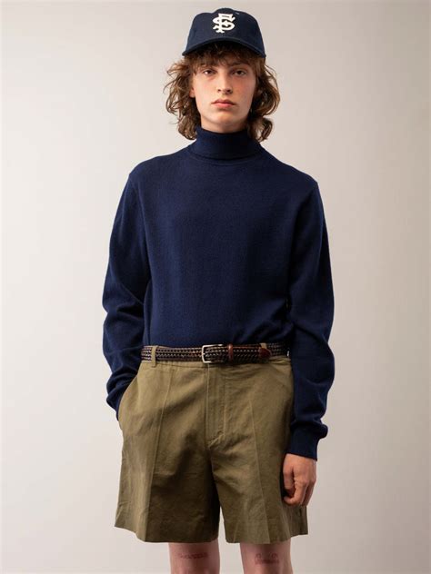 Purecashmere Nyc Turtleneck Sweater Navy Garmentory