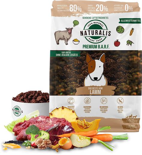 Naturalis Smart Barf Trockenbarf Hundefutter Kg Lamm