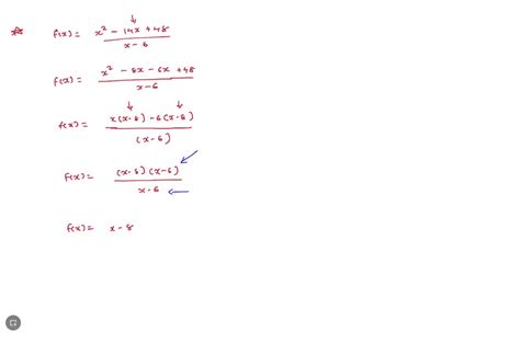 Solved Consider The Following Function F X 14x 2 Explain Why It Has A Removable