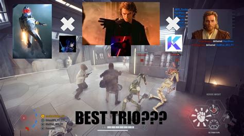 The Best Trio On Battlefront Supremacy Star Wars Battlefront