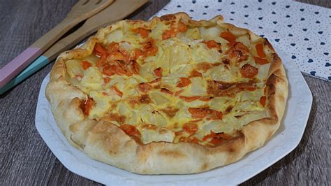 Tarte salée aux pommes de terre et carottes recette facile très